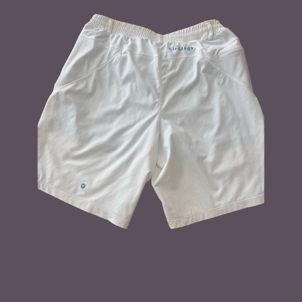 Men's BirdDogs Athletic Shorts XL White Navy - Picture 4 of 5